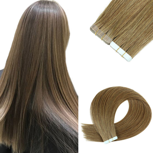 Double-sided Adhesive PU Hair Extension Piece Wig