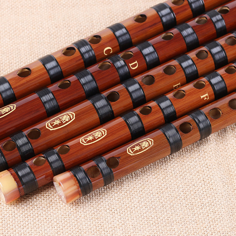 High Quality Bamboo Flute - Professional Chinese Dizi in C/D/E/F/G Key, 5 Colors