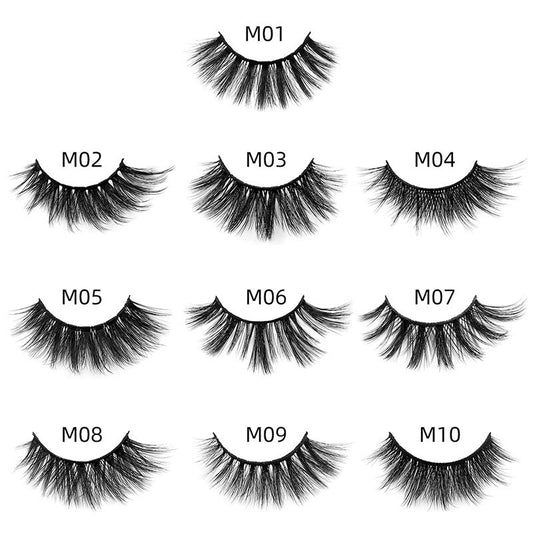 Natural 3D Mink Eyelash Set