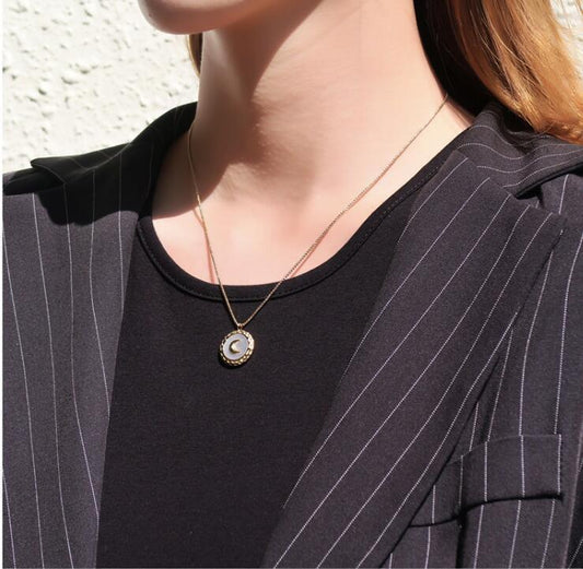 L220 Japanese White Fritillaria Necklace