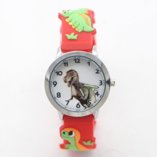Kids Dinosaur Quartz Waterproof Watch