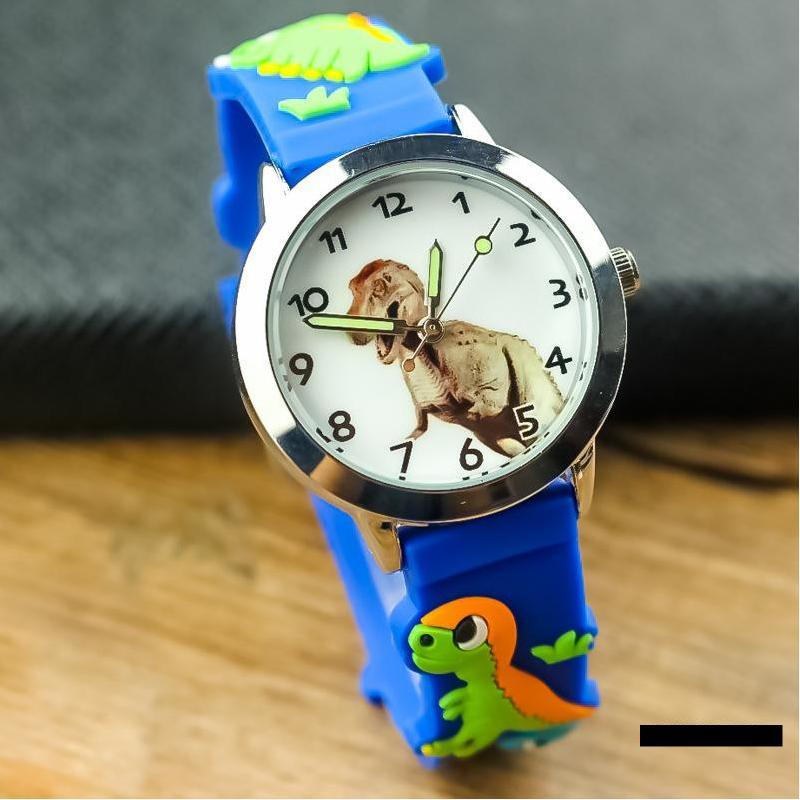 Kids Dinosaur Quartz Waterproof Watch