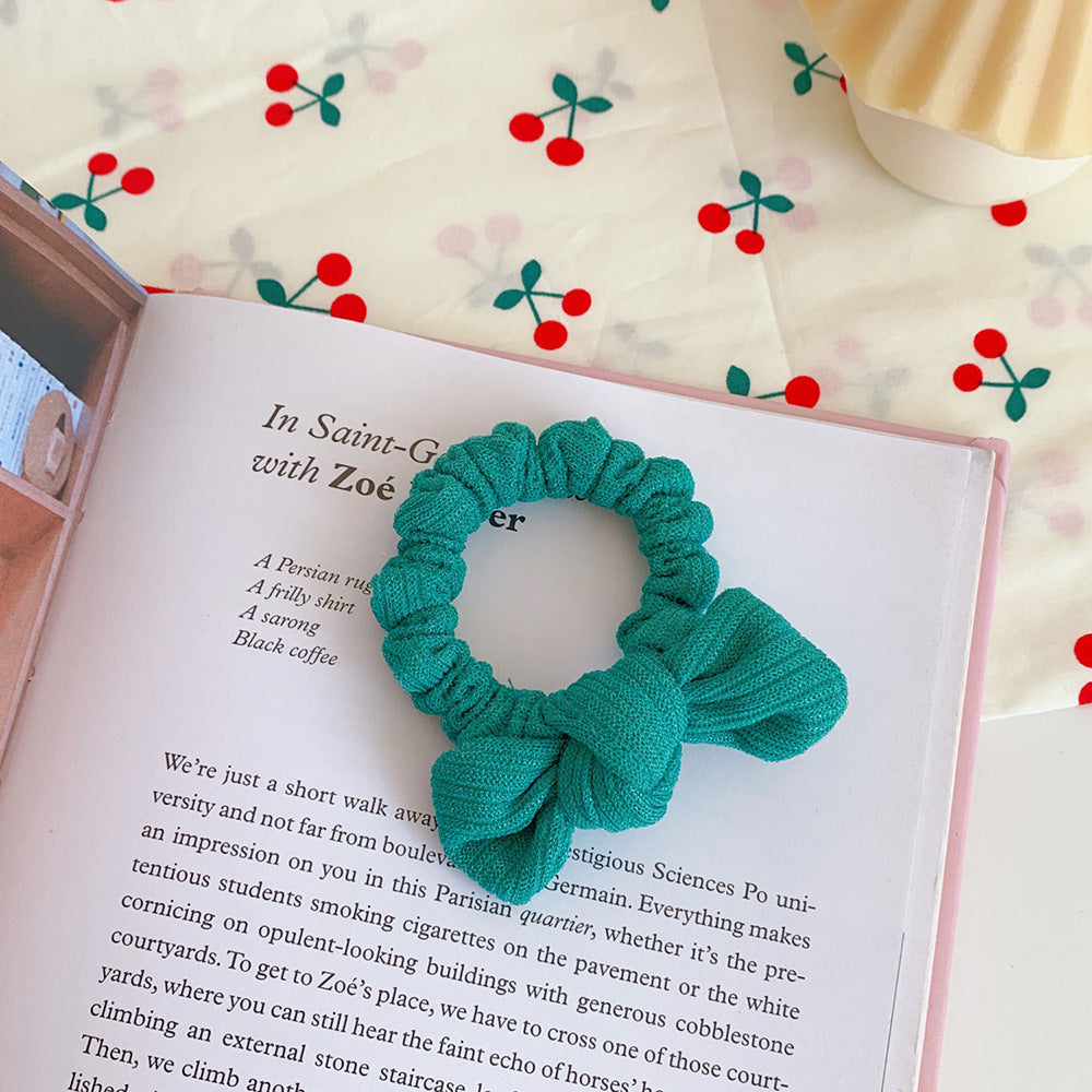 Bow Hair Ring Intestine Rope Hair Accessories