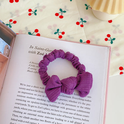 Bow Hair Ring Intestine Rope Hair Accessories