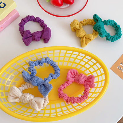 Bow Hair Ring Intestine Rope Hair Accessories