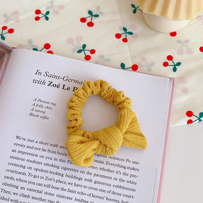 Bow Hair Ring Intestine Rope Hair Accessories