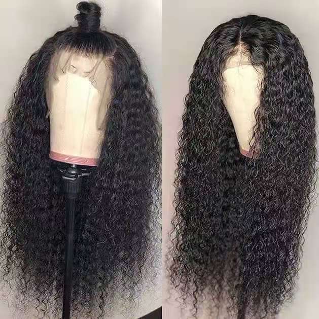 Front Lace Long Curly Chemical Fiber Wig EU & US Style