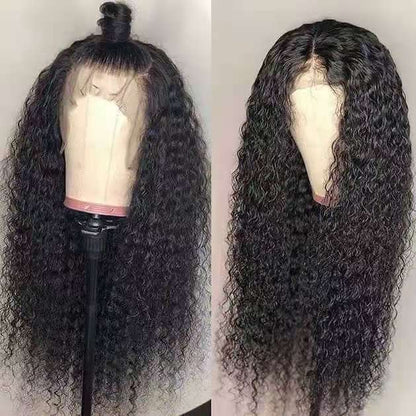 Front Lace Long Curly Chemical Fiber Wig EU & US Style