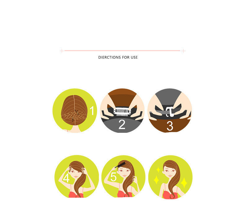 Front Lace Long Curly Chemical Fiber Wig EU & US Style