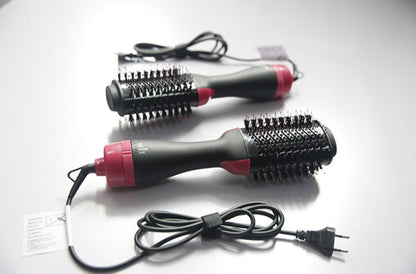 3-In-1 Hot Air Comb: Dryer, Curler, Straightener