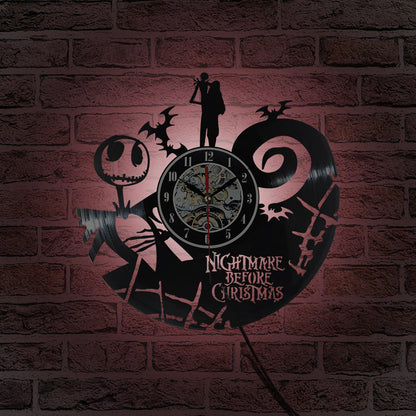 Creative Cat Vinyl Record Wall Clock