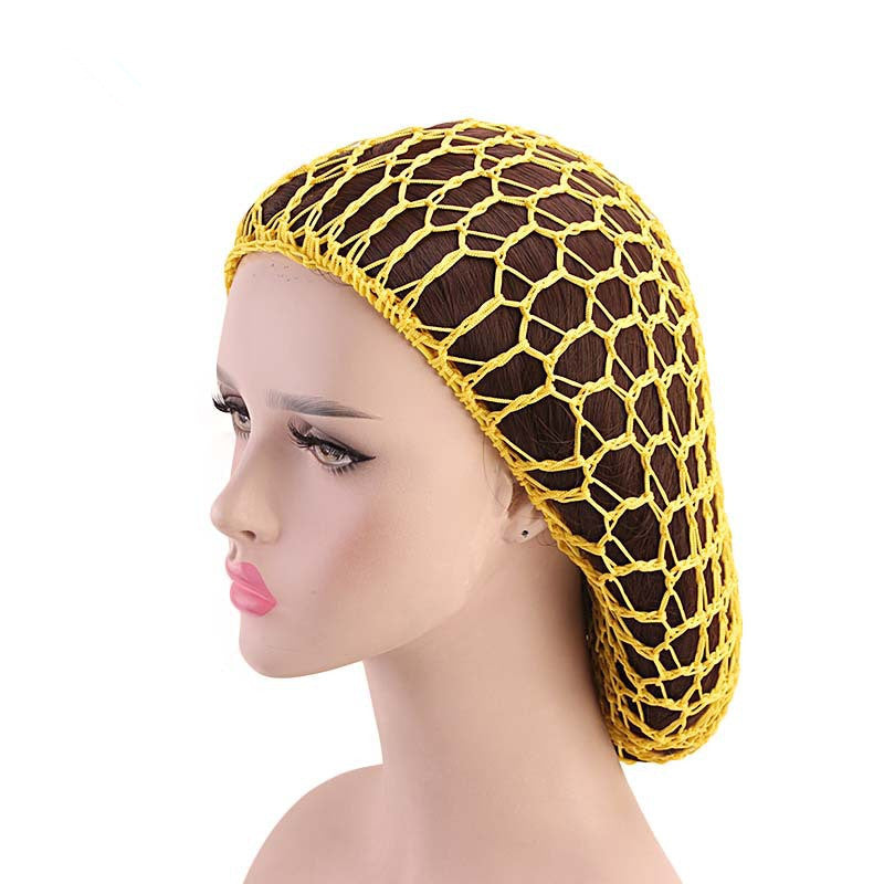 Ladies Hand Crocheted Mesh Night Cap
