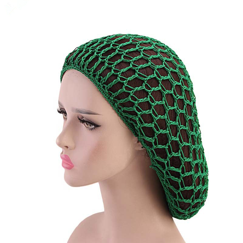 Ladies Hand Crocheted Mesh Night Cap