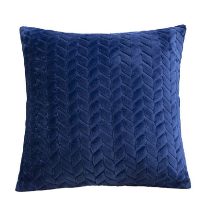 Flannel Solid Color Nordic Cushion Cover