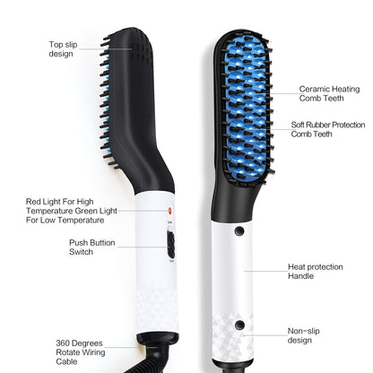 Hair Straightener Comb Beard Straightening