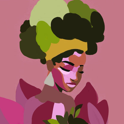 Graffiti Hip Hop African Girl Shower Curtain