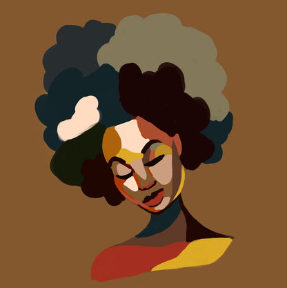 Graffiti Hip Hop African Girl Shower Curtain