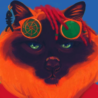 Graffiti Hip Hop African Girl Shower Curtain