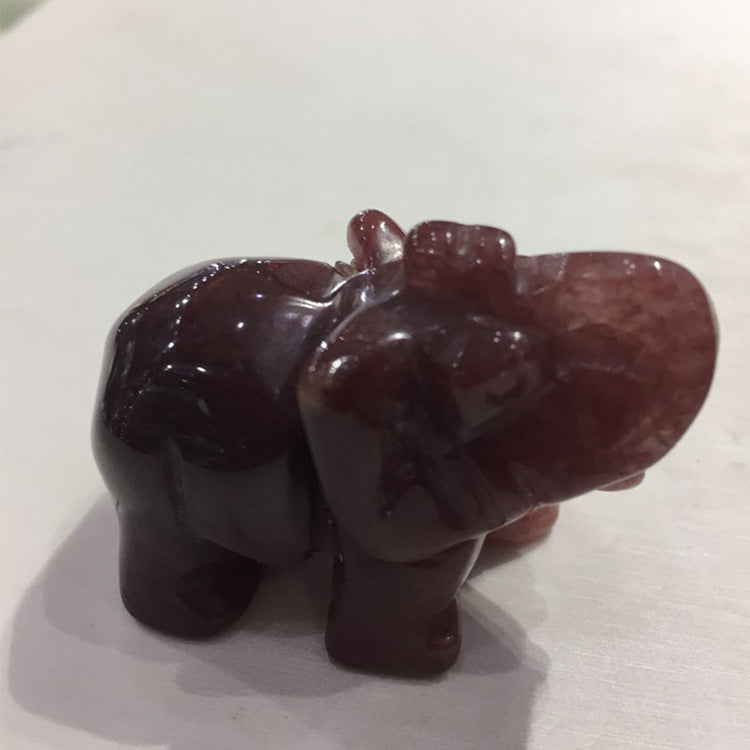 Crystal Elephant Ornament