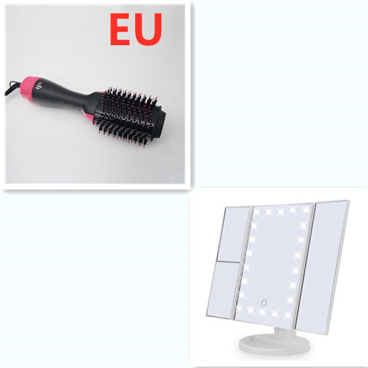 3-In-1 Hot Air Comb: Dryer, Curler, Straightener
