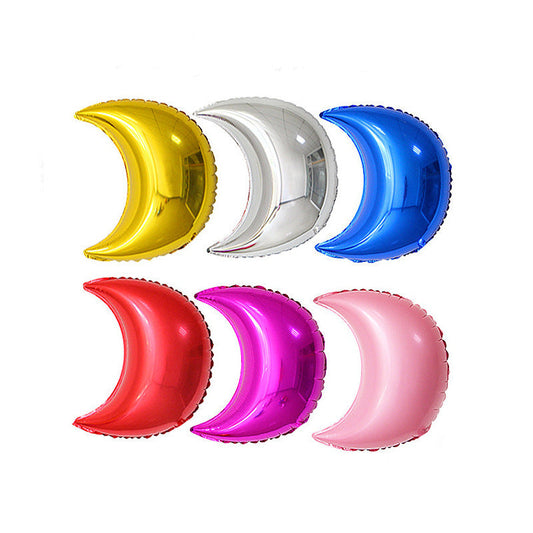 36" & 22" Moon Foil Balloons for Baby Birthday