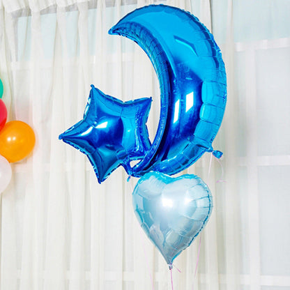 36" & 22" Moon Foil Balloons for Baby Birthday
