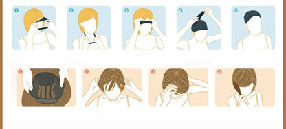 European & American Short Curly Wig Black/Brown