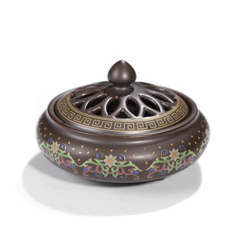 Ceramic Cloisonné Incense Burner, Backward Design