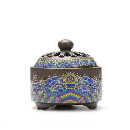 Ceramic Cloisonné Incense Burner, Backward Design