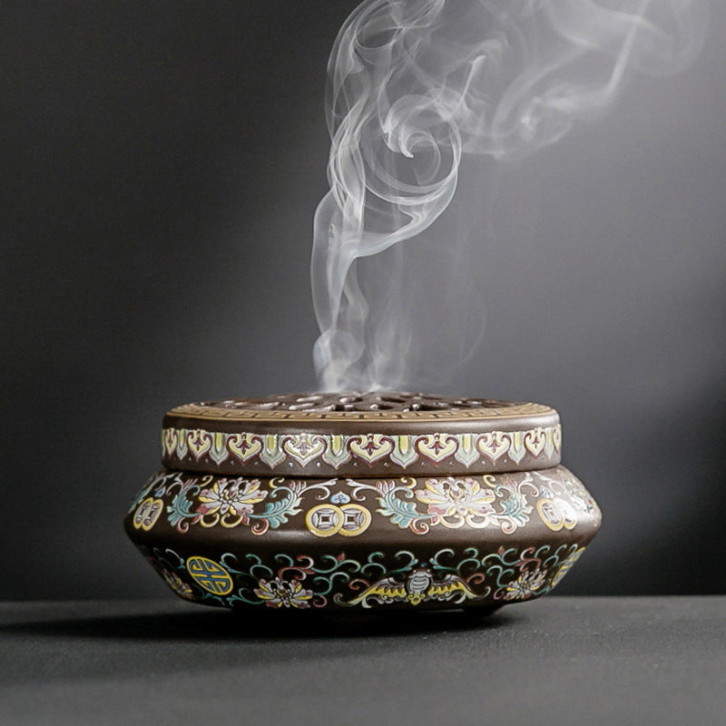 Ceramic Cloisonné Incense Burner, Backward Design
