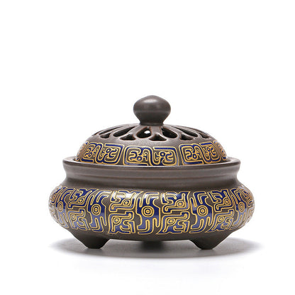 Ceramic Cloisonné Incense Burner, Backward Design