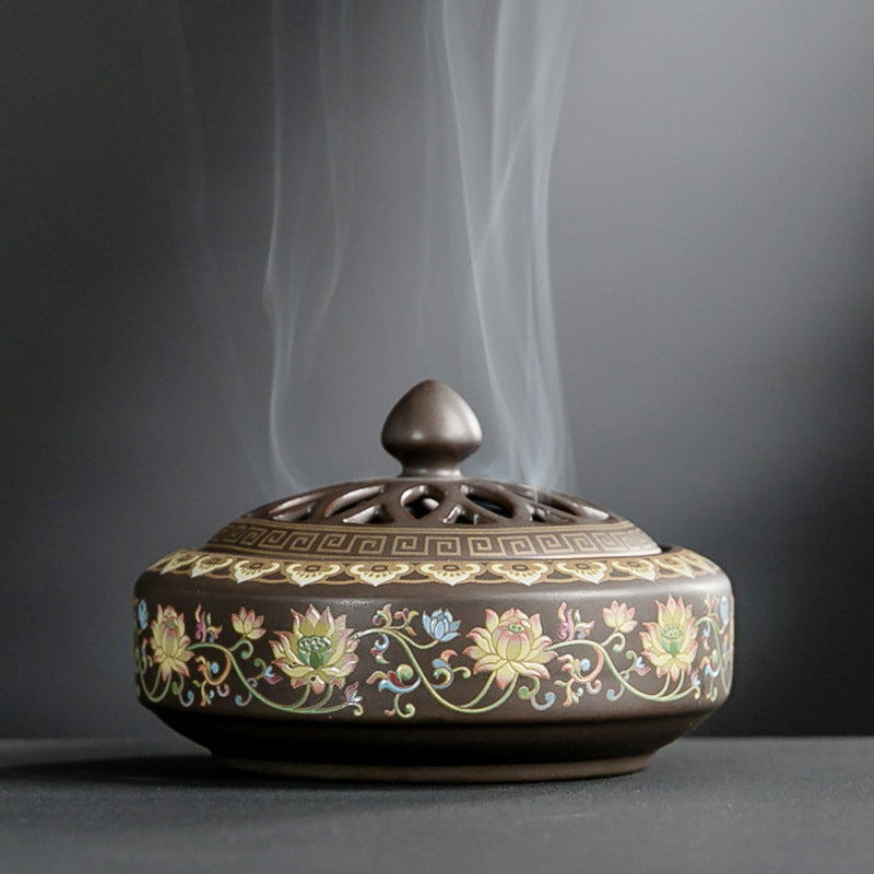 Ceramic Cloisonné Incense Burner, Backward Design