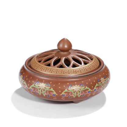 Ceramic Cloisonné Incense Burner, Backward Design