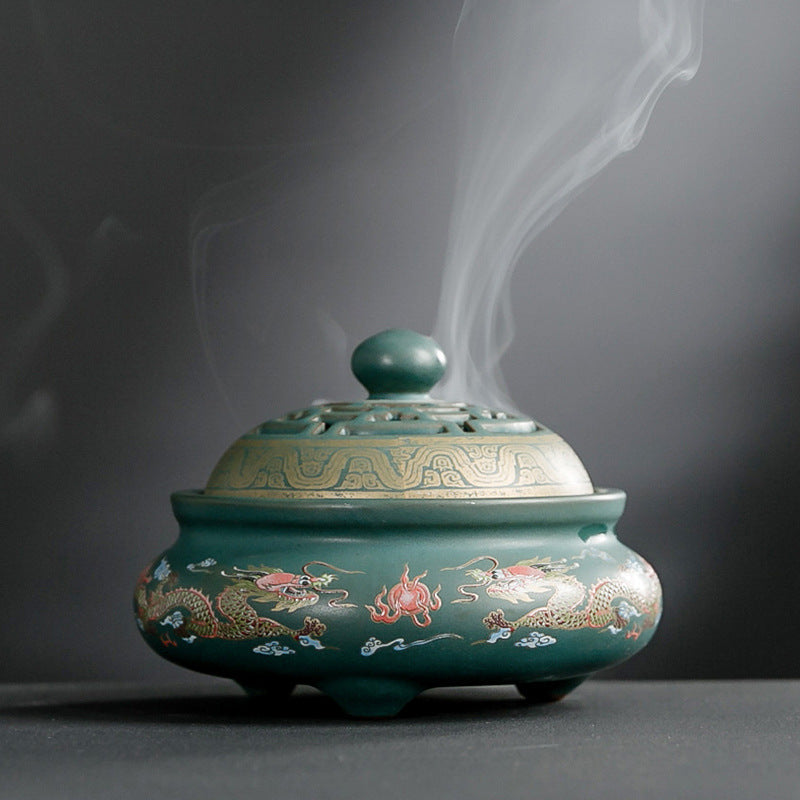 Ceramic Cloisonné Incense Burner, Backward Design