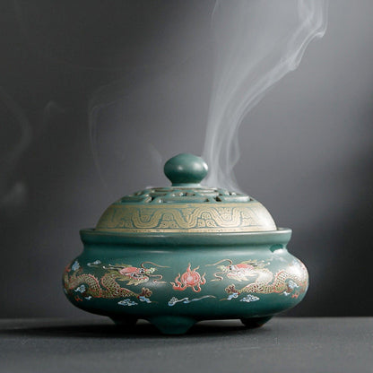 Ceramic Cloisonné Incense Burner, Backward Design