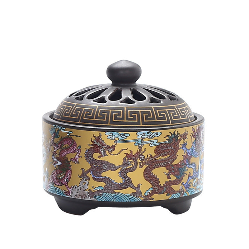 Ceramic Cloisonné Incense Burner, Backward Design