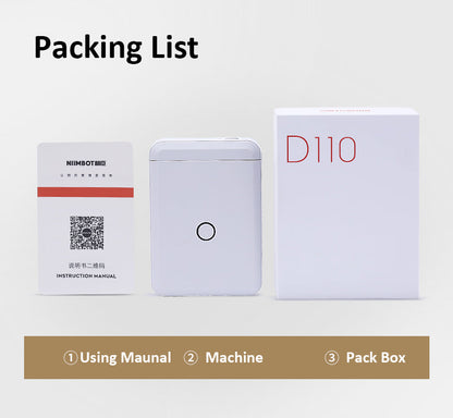 Portable Bluetooth Label Printer for Home