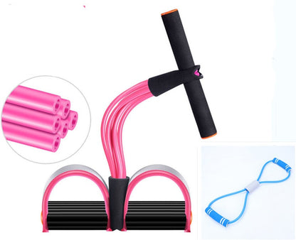 Latex Foot Pedal Resistance Band with Handle