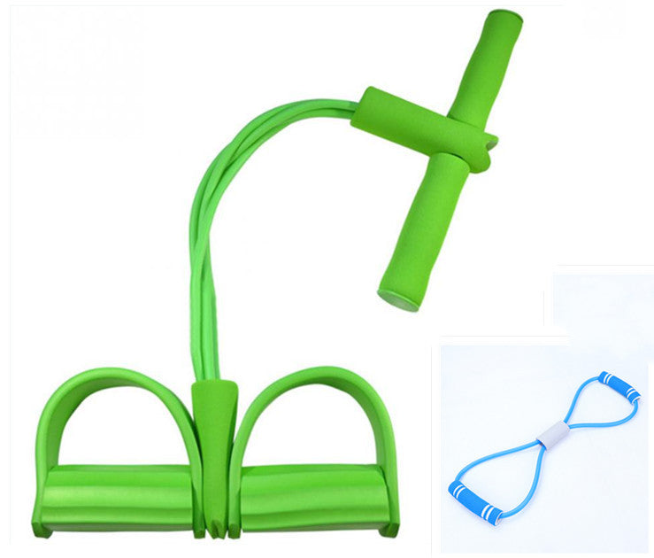 Latex Foot Pedal Resistance Band with Handle
