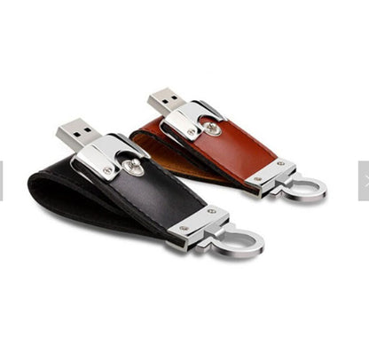 Creative Metallic Leather Usb Flash Drive 4Gb 8Gb 16Gb 32Gb 64Gb 128Gb Memory Media U Disk