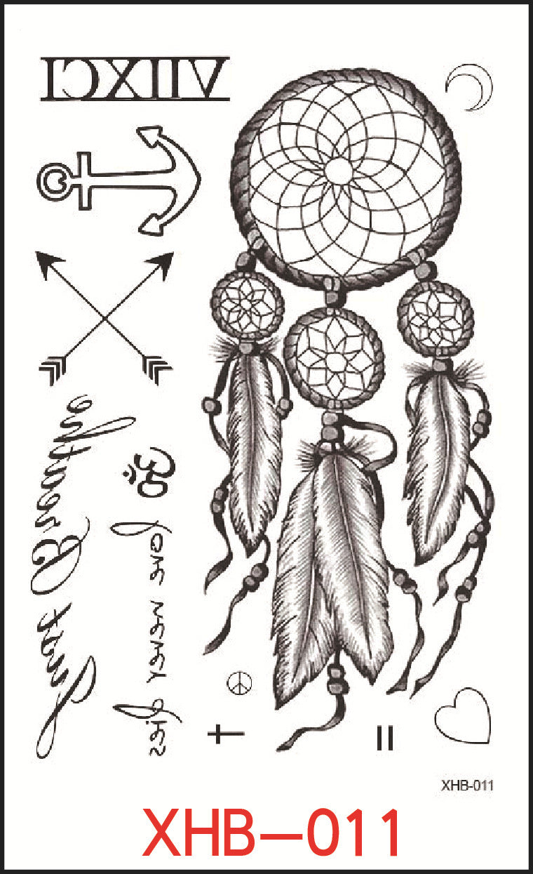 Flower Arm Tattoo Stickers, Night Market Tattoos