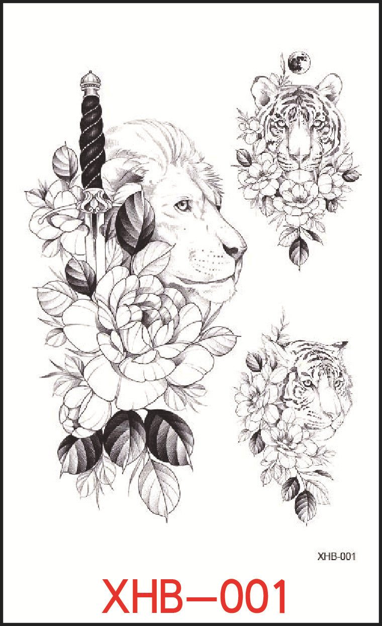 Flower Arm Tattoo Stickers, Night Market Tattoos