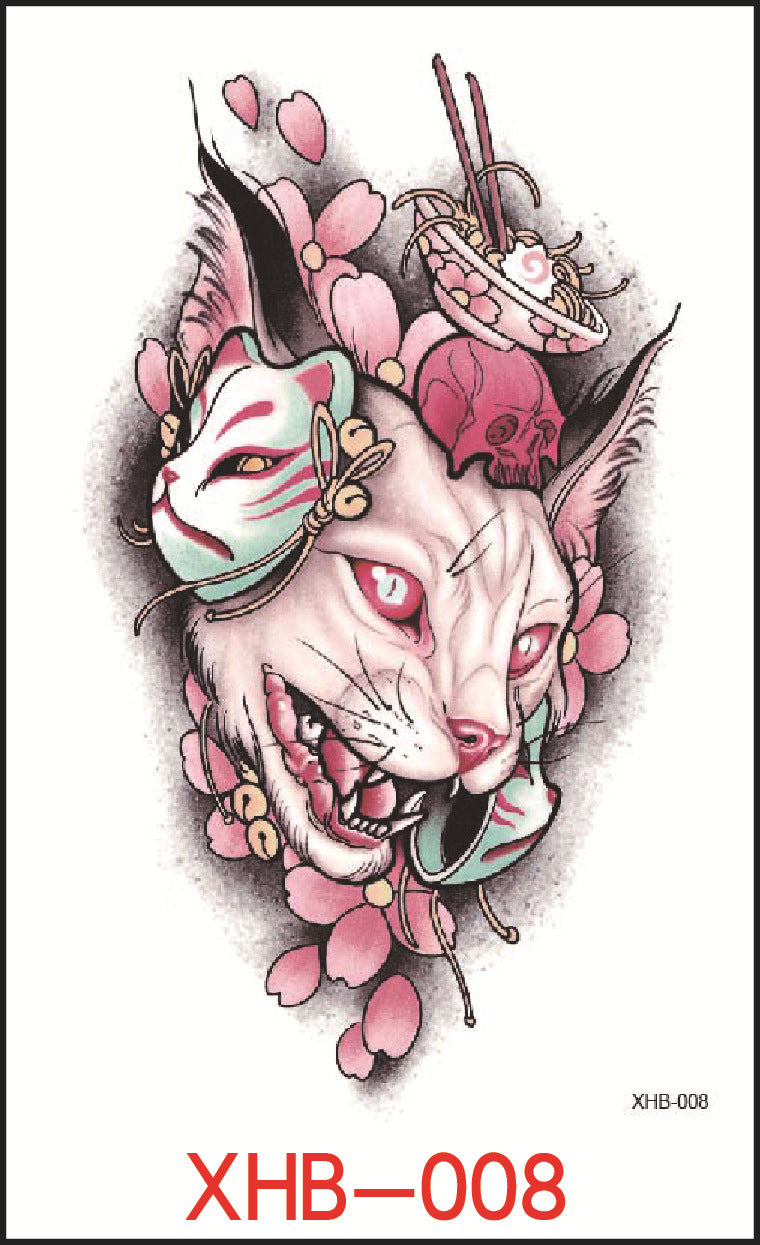 Flower Arm Tattoo Stickers, Night Market Tattoos