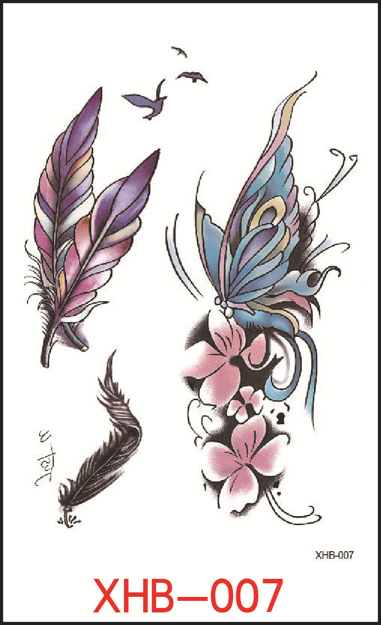 Flower Arm Tattoo Stickers, Night Market Tattoos