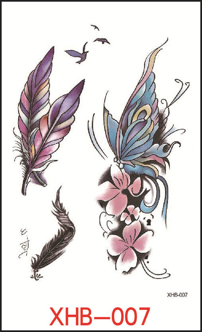 Flower Arm Tattoo Stickers, Night Market Tattoos