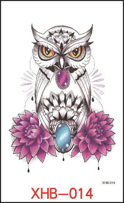 Flower Arm Tattoo Stickers, Night Market Tattoos