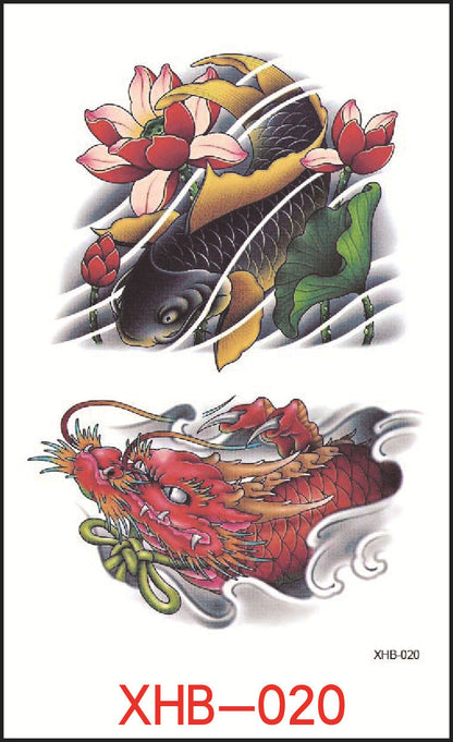 Flower Arm Tattoo Stickers, Night Market Tattoos