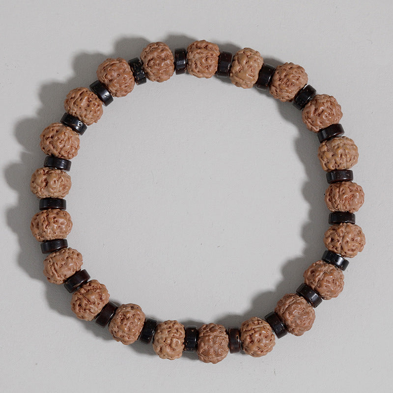Amazon Agate Beaded Volcanic Stone Bracelet