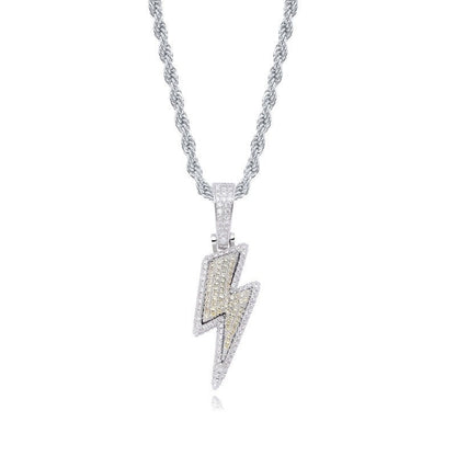 Hot Selling Lightning Zircon Hip Hop Pendant