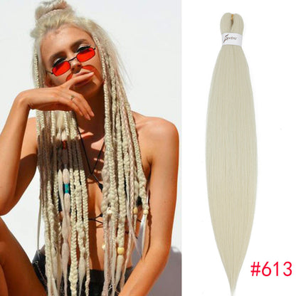 PVC Flame Retardant Fluffy Big Braid Wig